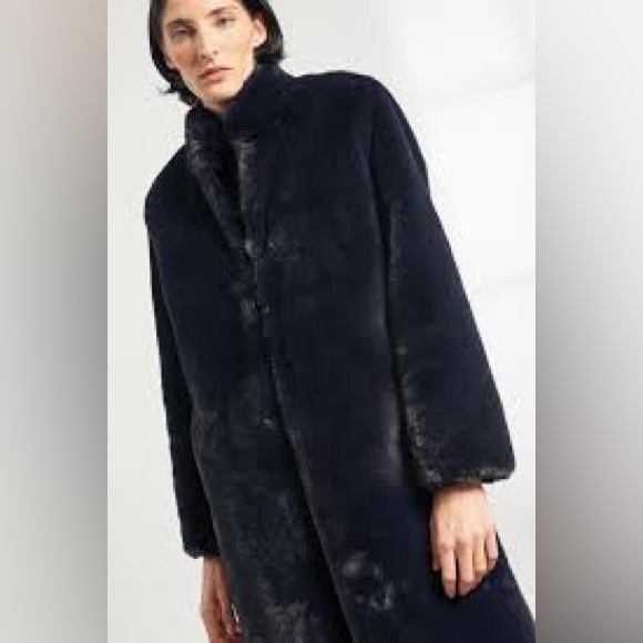 Nwt Cefinn faux fur coat size 6US - Picture 3 of 14